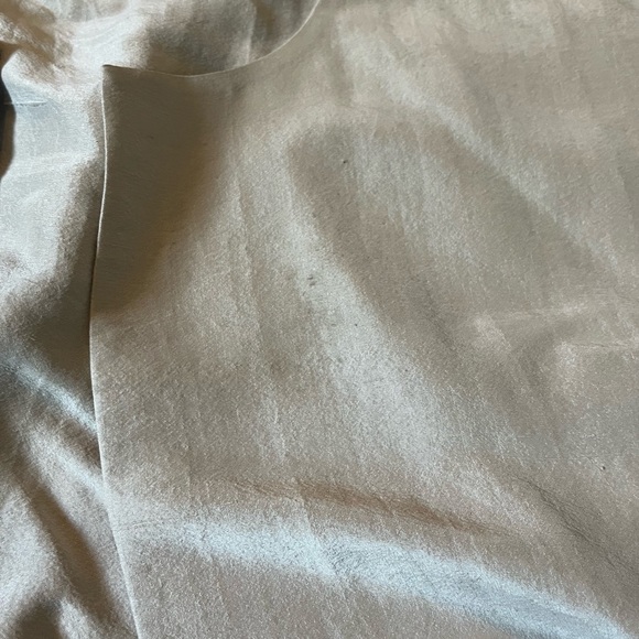 Eileen fisher taupe silk skirt & blazer set size M - Picture 3 of 10